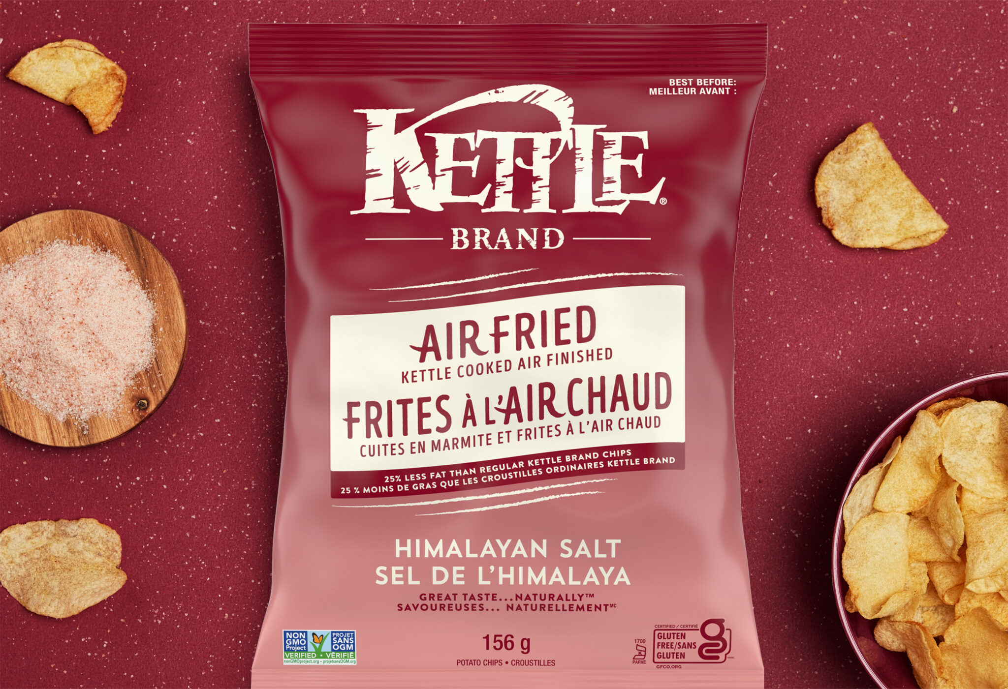 Air Fried Himalayan Salt Chips - Kettle Brand Canada